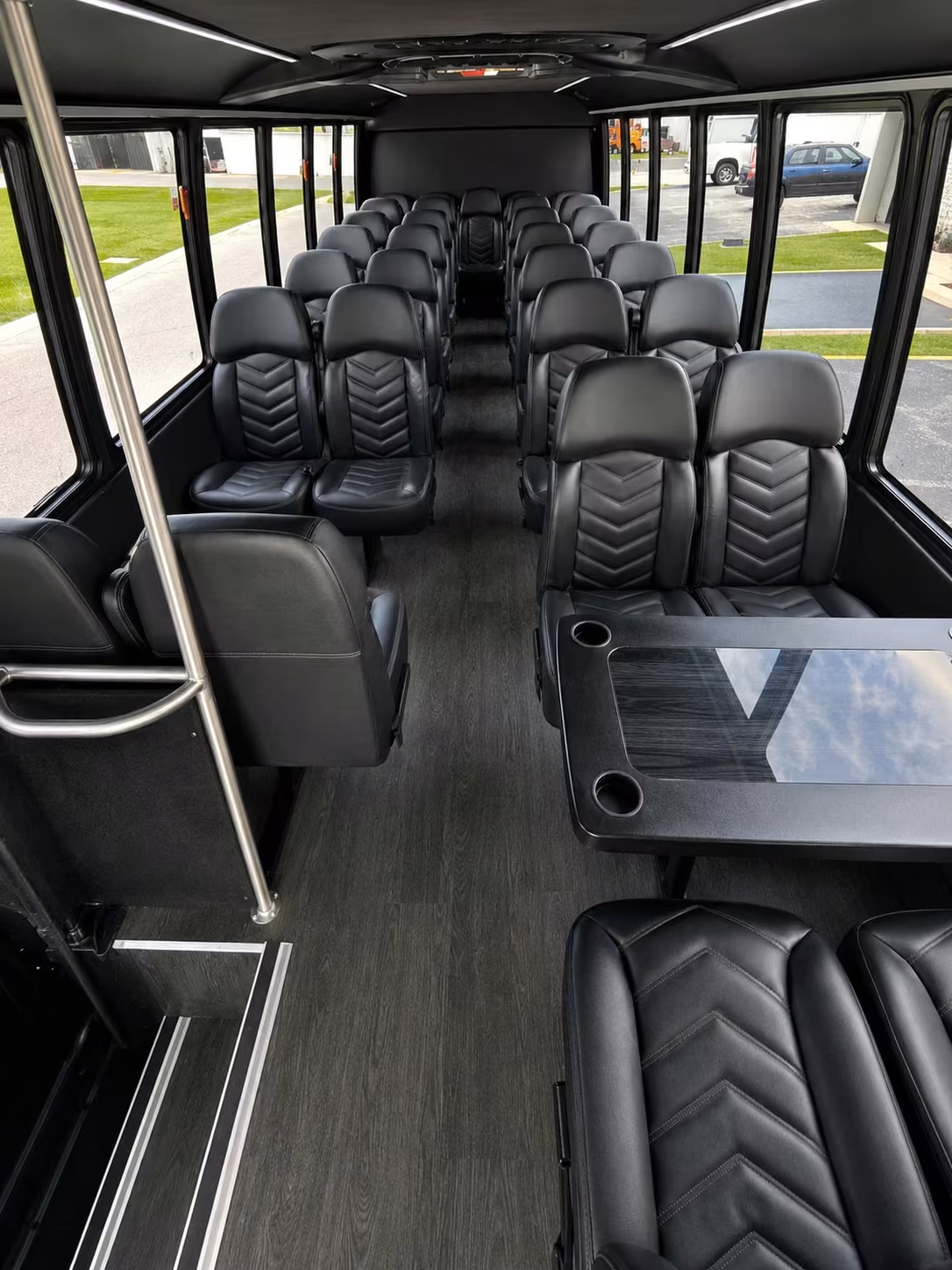 18 passenger minibus inside