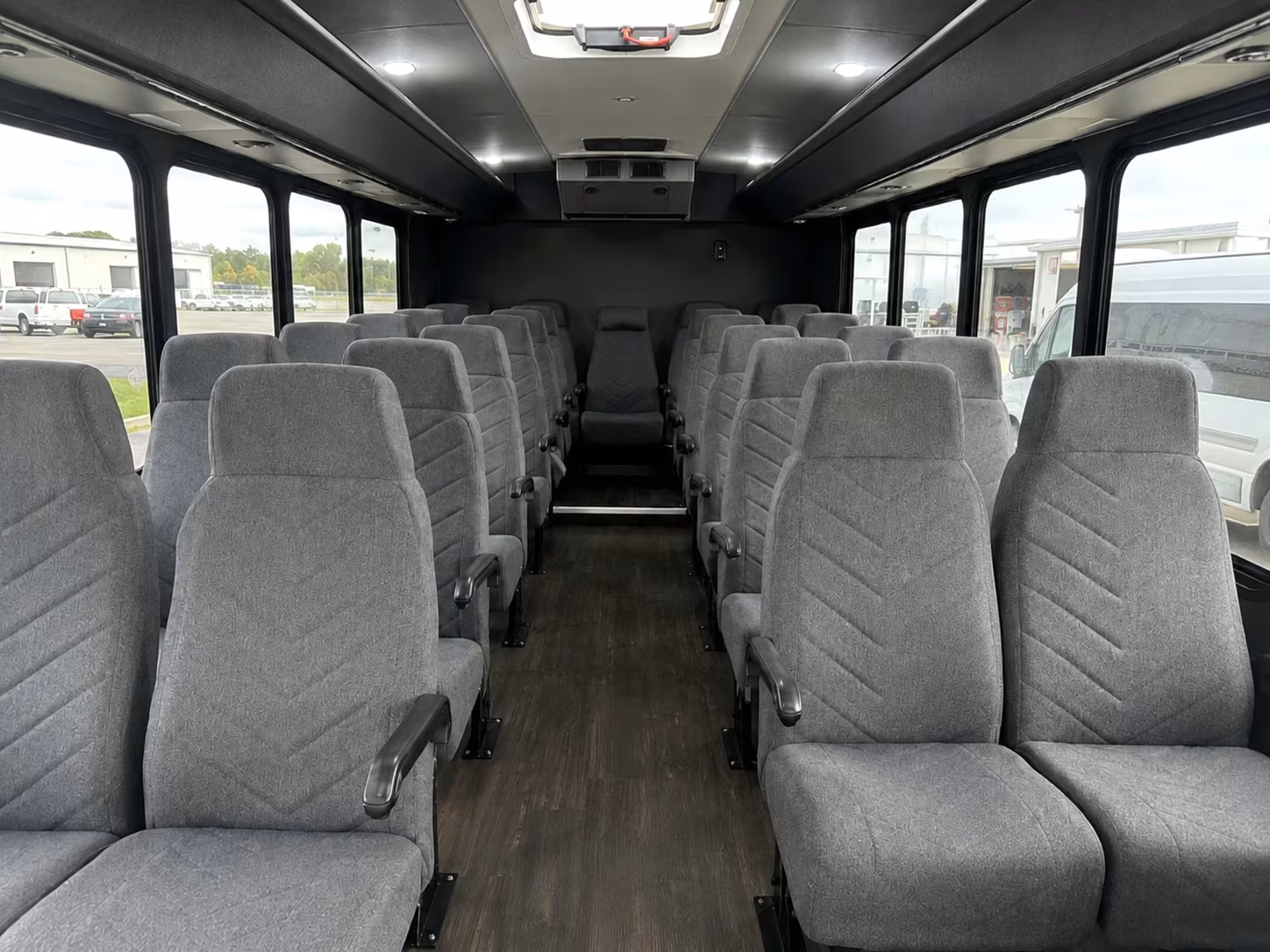 18 passenger minibus interior