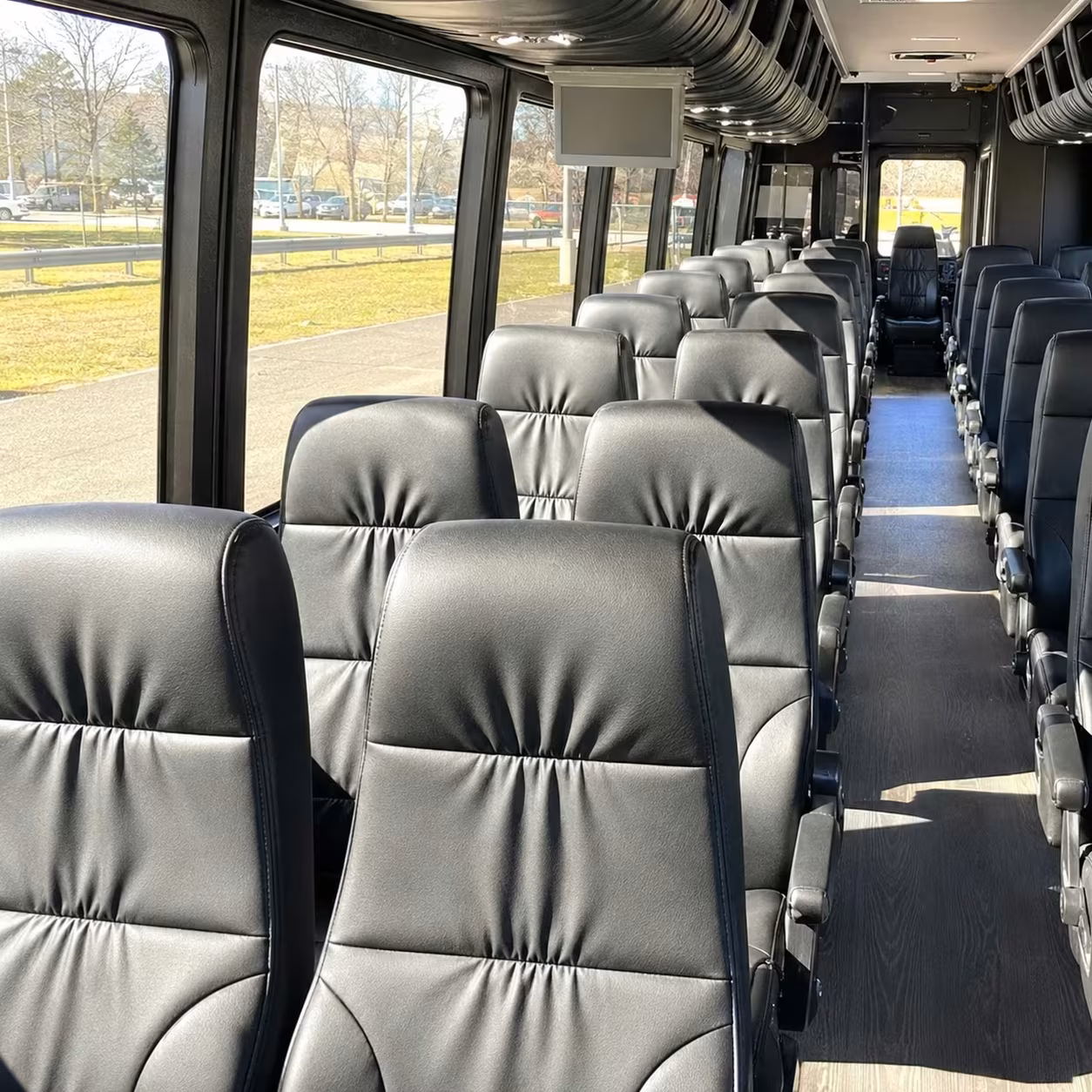 25 passenger minibus interior
