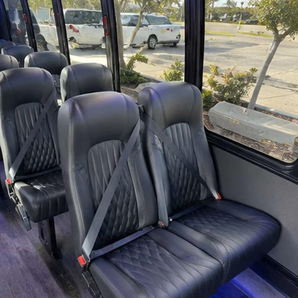 28 passenger minibus inside