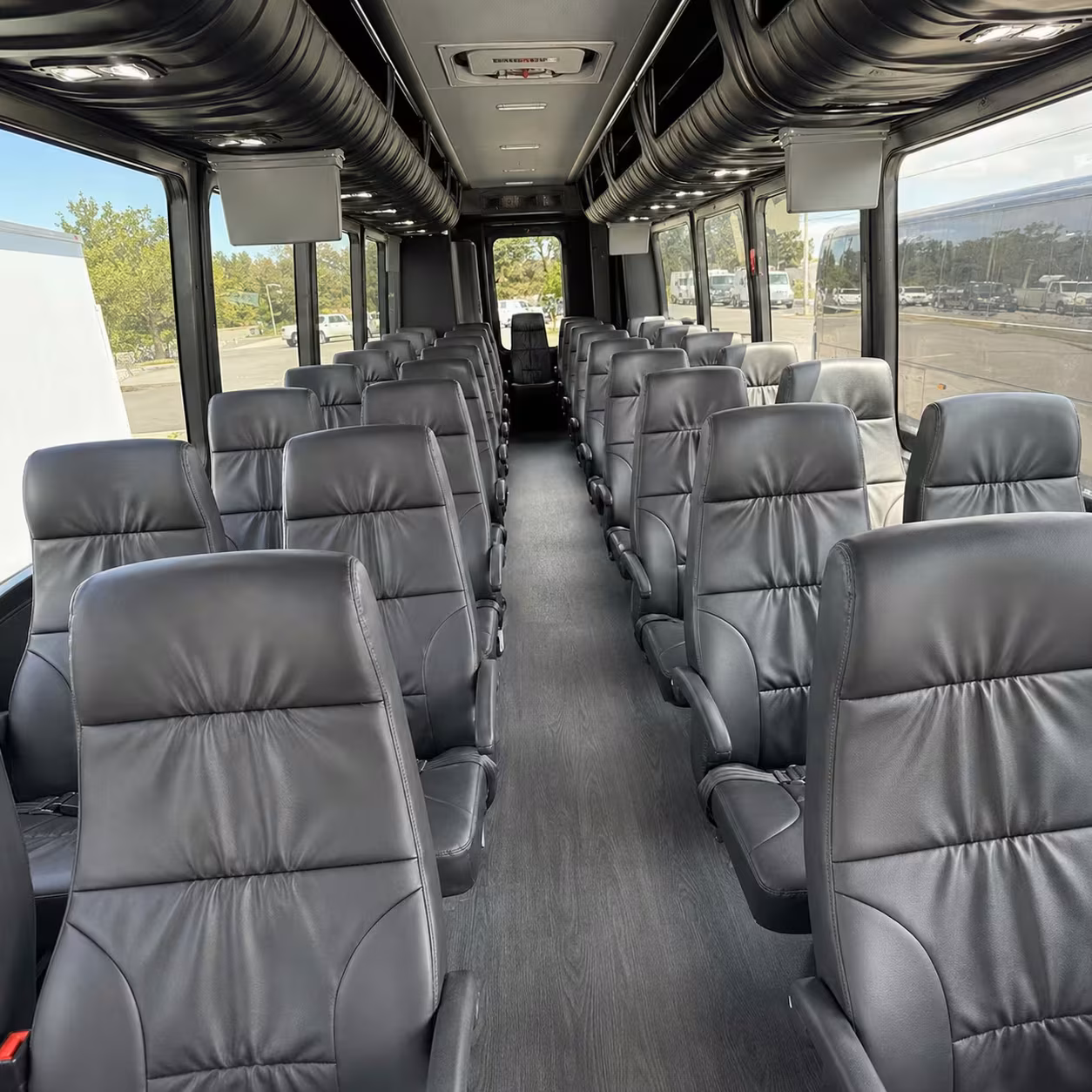 30 passenger minibus inside