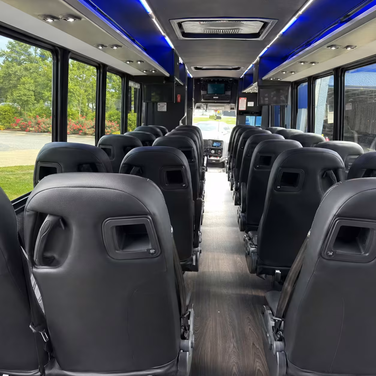 30 passenger minibus interior