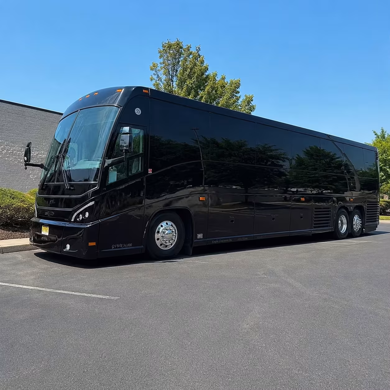 56 passenger charter bus