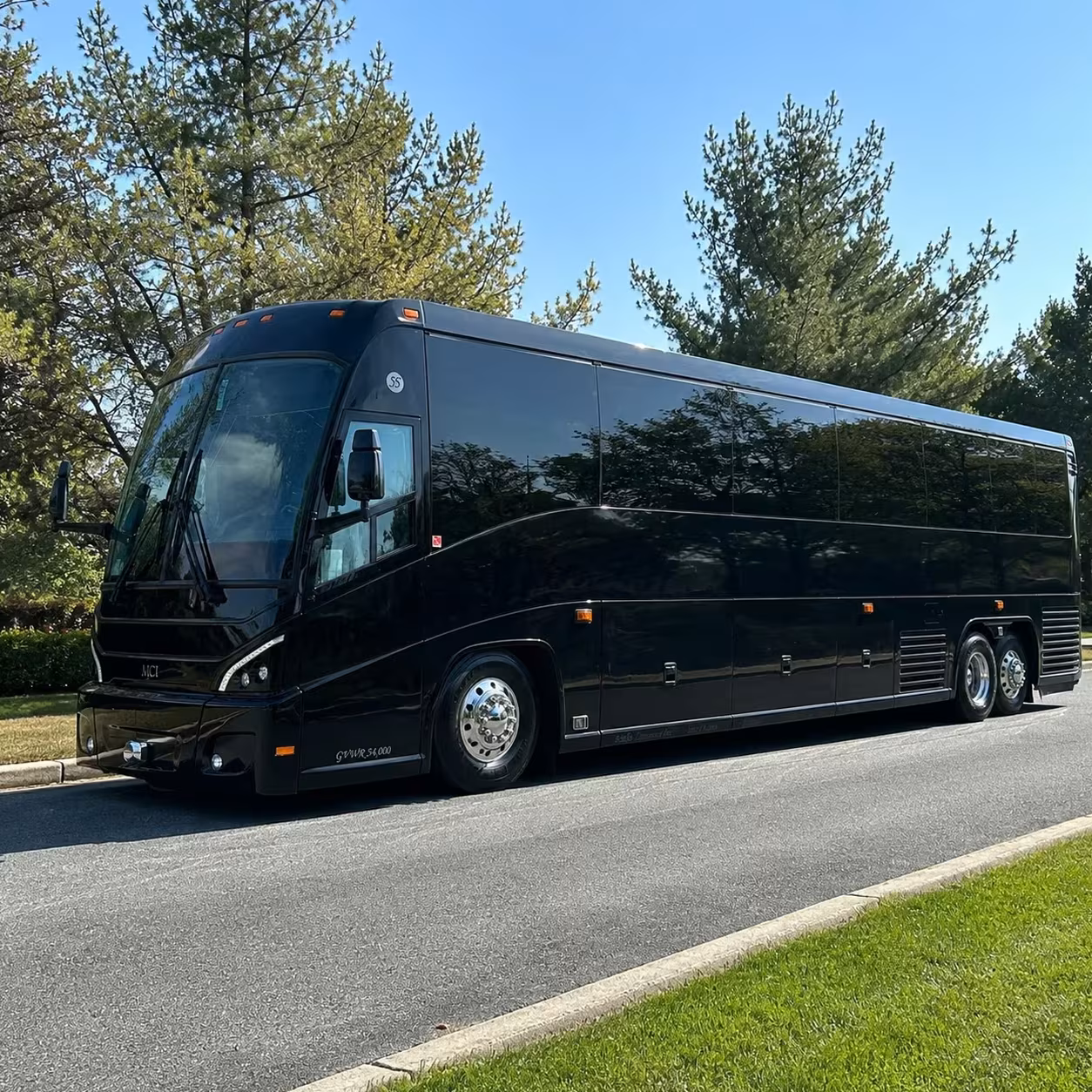 long distance military and government charter buses from redding