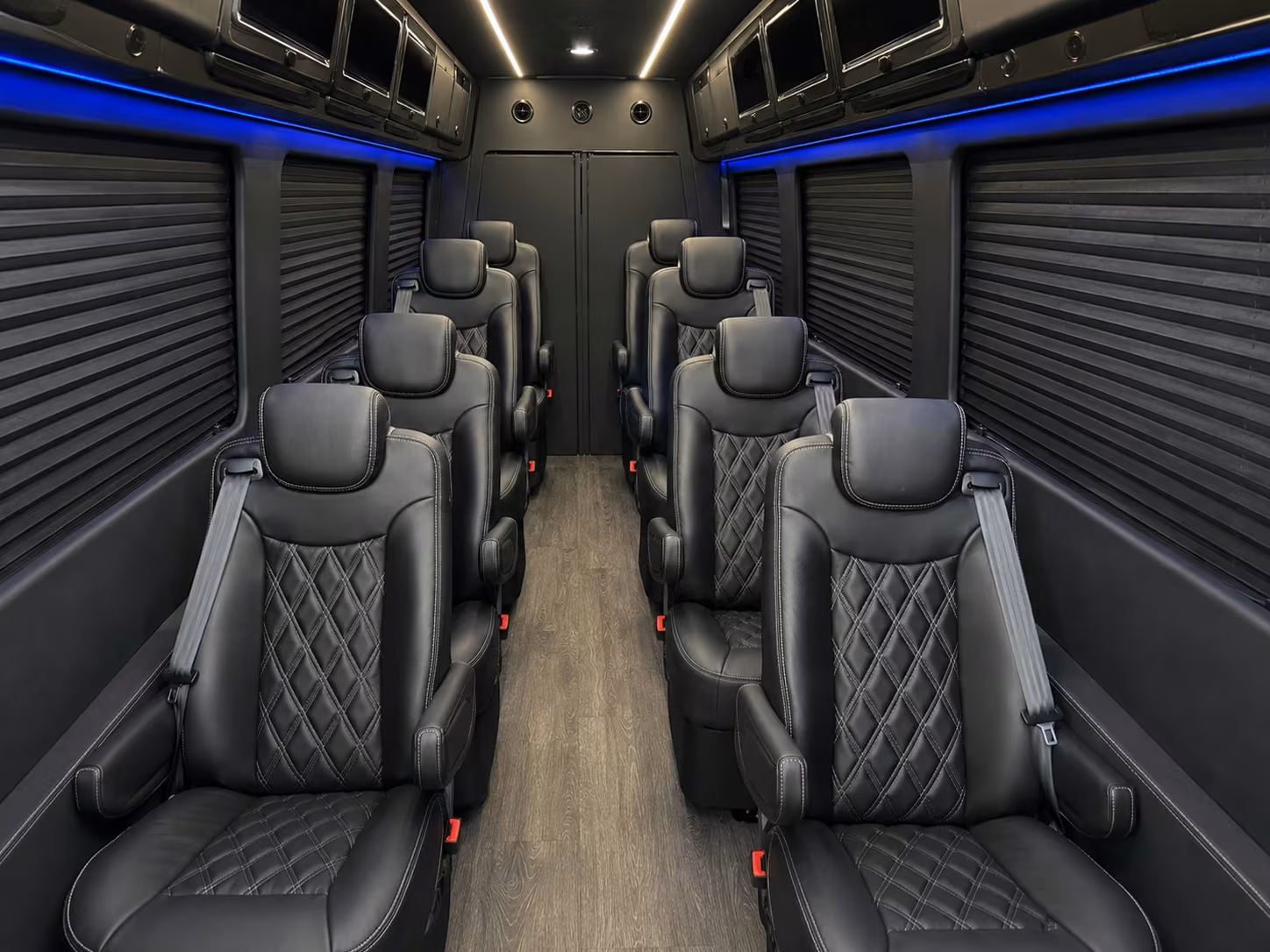 sprinter van with driver interior
