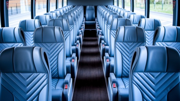 56 passenger charter bus interior redding