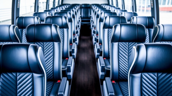 redding 54 passenger charter bus rental