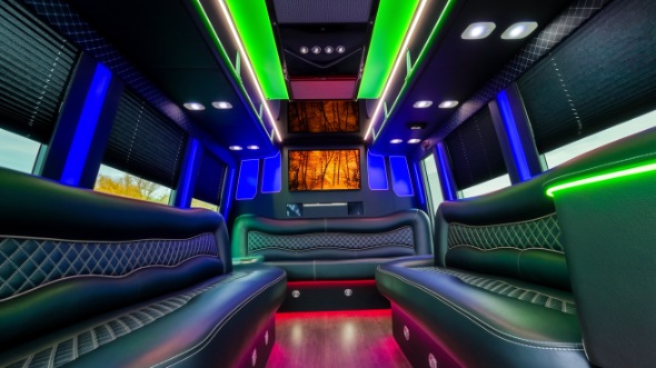 sprinter limo rental interior redding